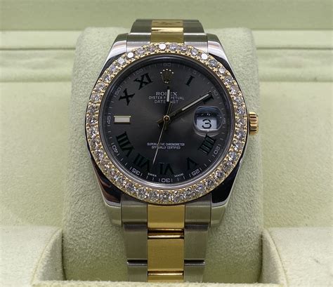 rolex datejust met diamanten|rolex datejust 41mm diamond bezel.